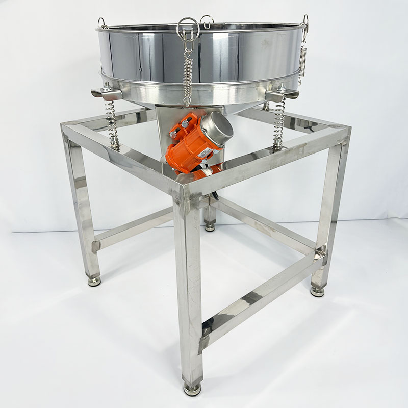 Electric - driven vibrating sieve machine Electric - driven vibrating sieve machine